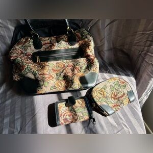 Vintage Tapestry Purse, wallet & coin purse